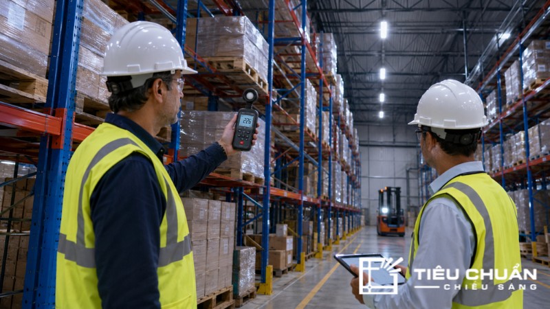 Audit warehouse lighting