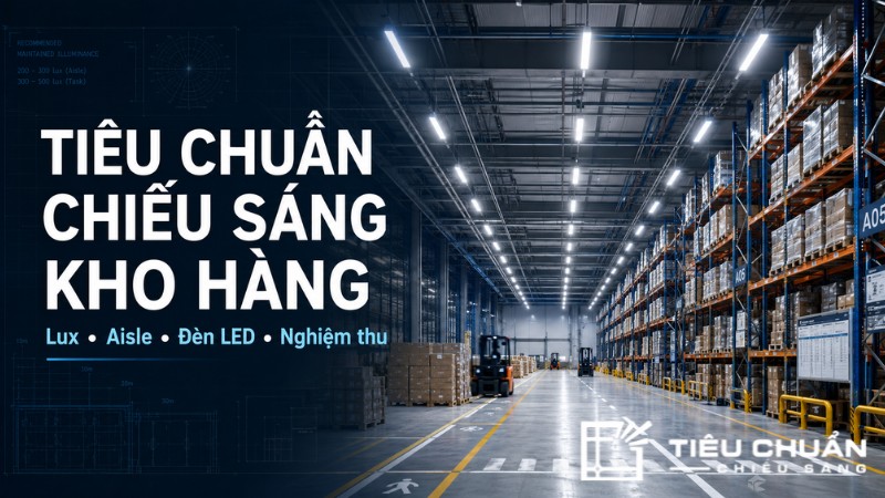 Tiêu Chuẩn Chiếu Sáng Kho Hàng: Lux Bao Nhiêu Là Đạt?