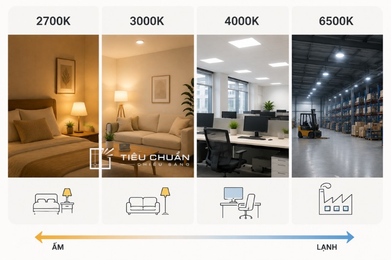 Những hiểu lầm phổ biến về nhiệt độ màu Kelvin