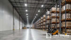 Tiêu chuẩn chiếu sáng logistics: Cách hiểu đúng khi thiết kế kho hàng và trung tâm phân phối